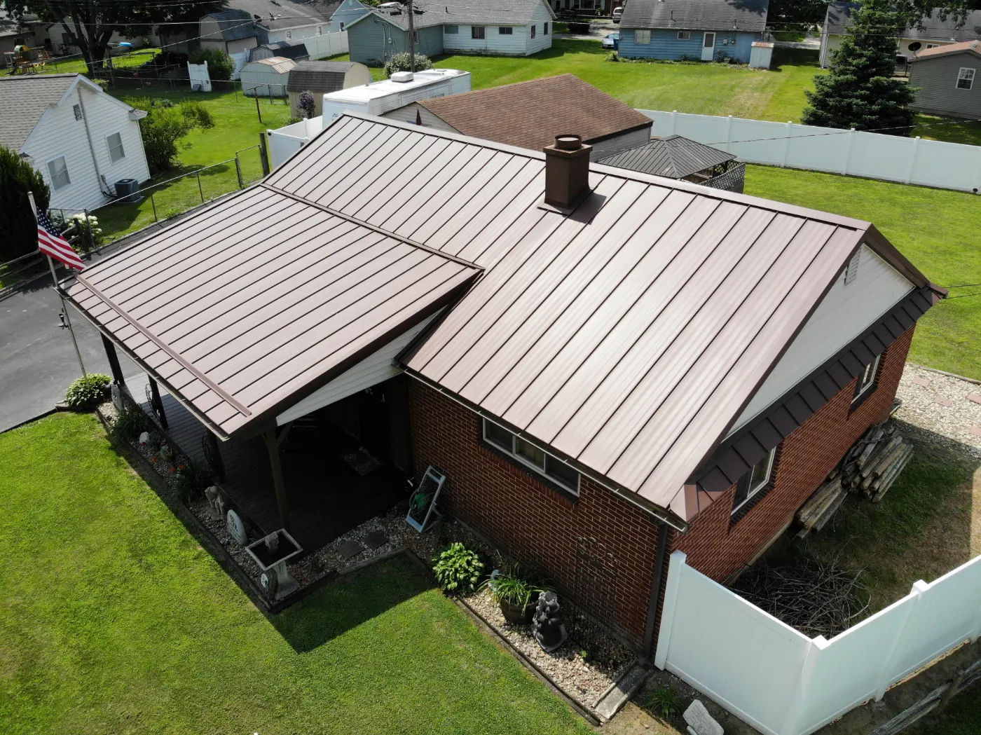 Commercial roof inspection documented in Hazel Dell